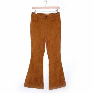 Vintage High Rise Cordoroy Flared Pants